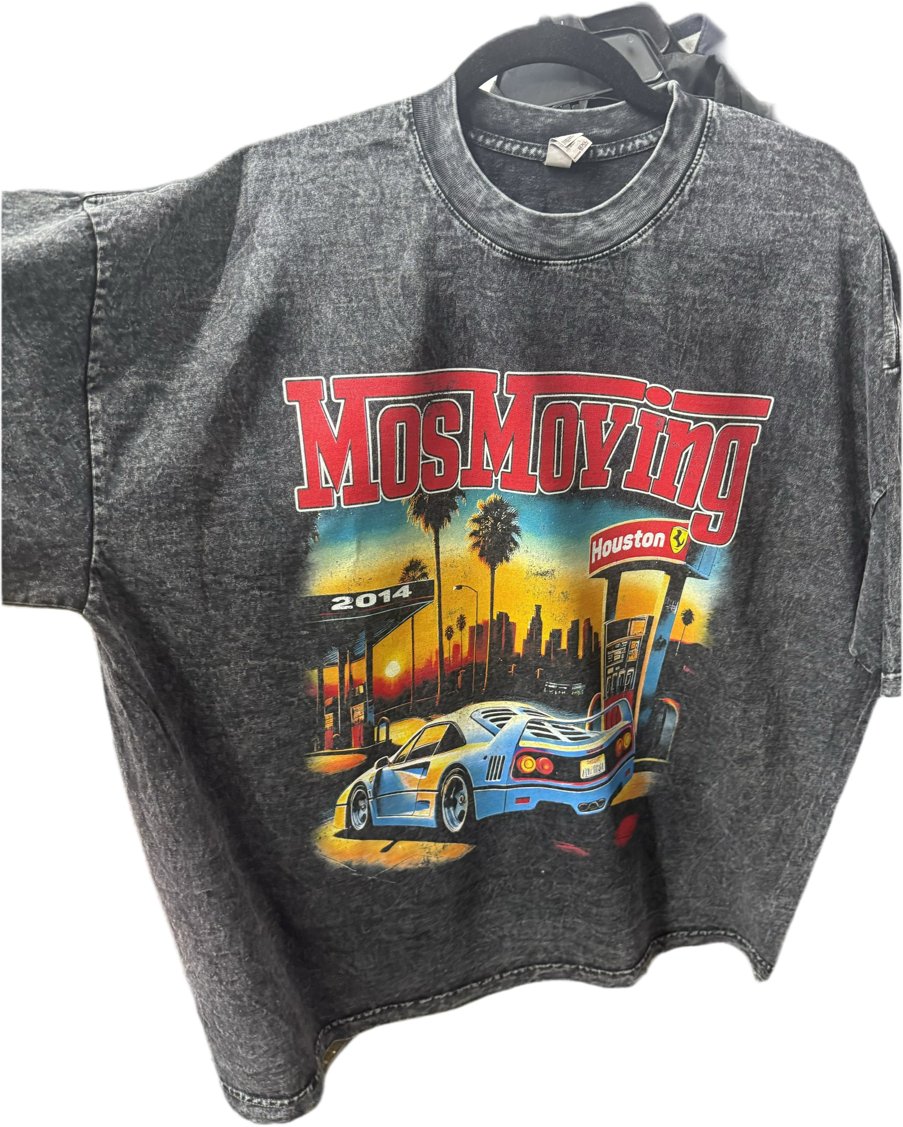 Mo’s Moving Houston Racer Tee