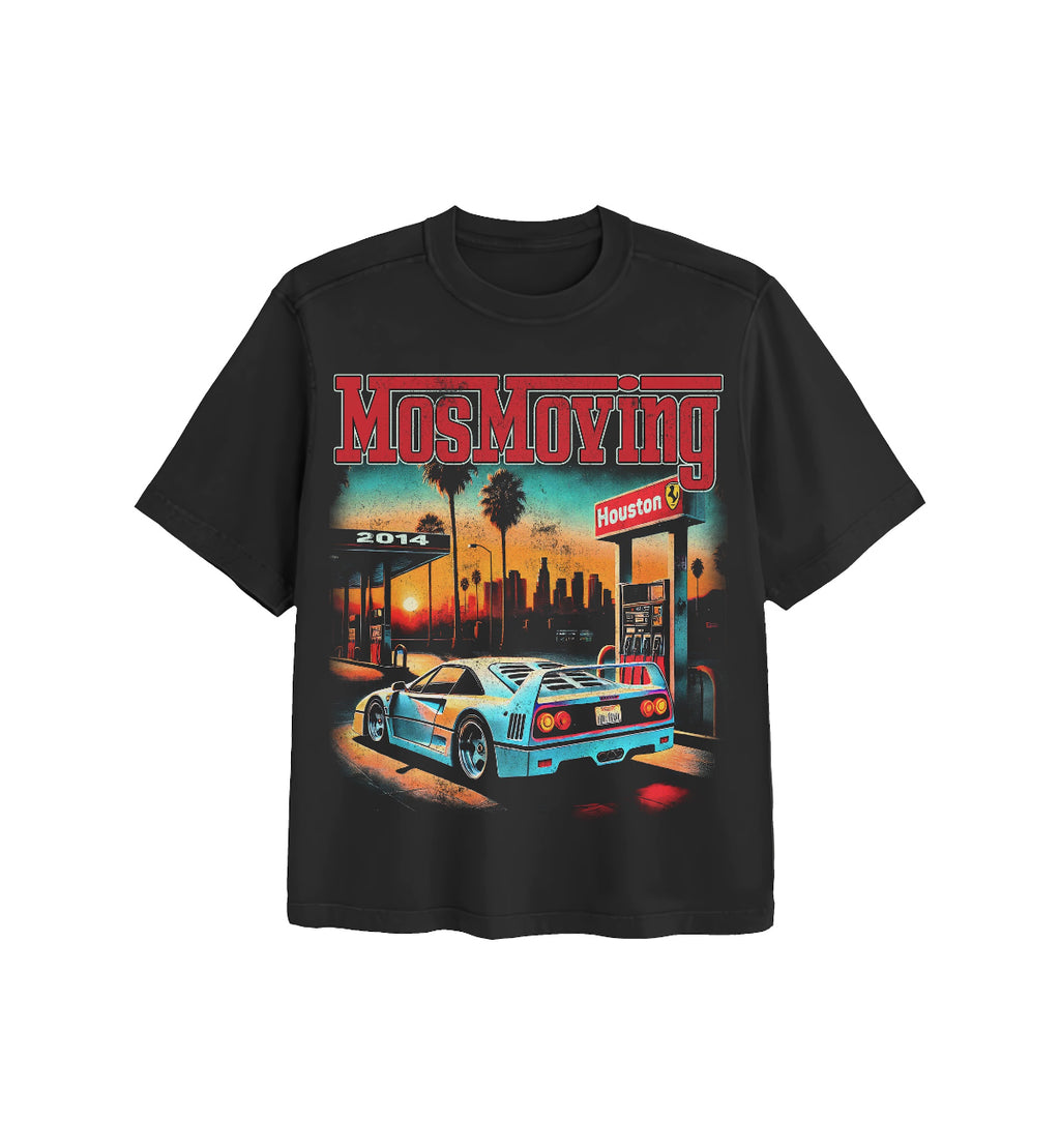 Mo’s Moving Houston Racer Tee